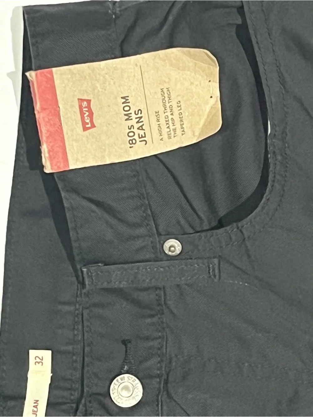 Levi's BLACK 80s MOM JEANS
